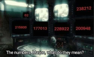 The numbers, Mason!